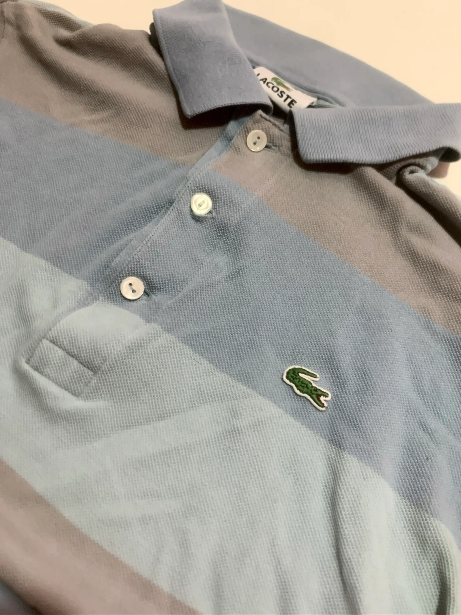Lacoste Original Blue Polo Size M – photo 2